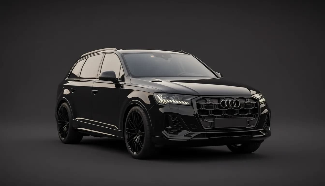 Audi Q7 S line chauffeur car for hire in Sydney