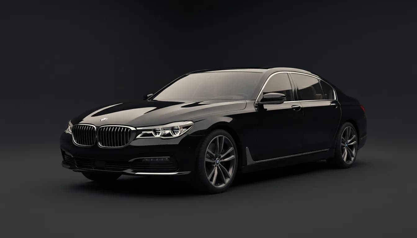 BMW 7 Series chauffeur car for hire in Sydney