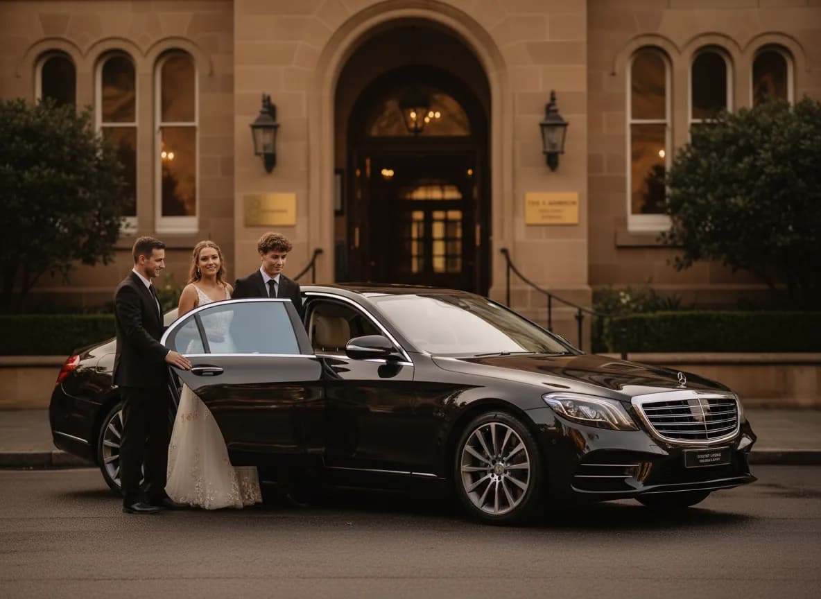School Formals chauffeur service in Sydney